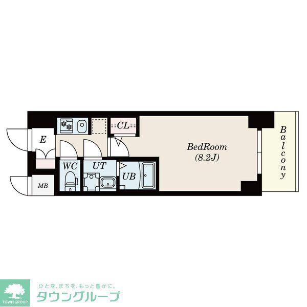 S-RESIDENCE熱田(1K/5階)の間取り写真