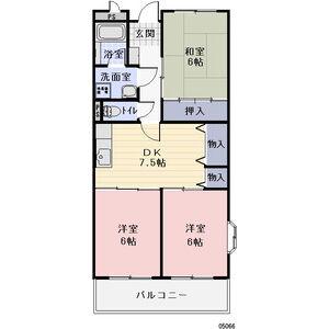 エスペランサ(3DK/3階)の間取り写真