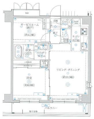 ARTESSIMO GLEIS(1SLDK/3階)の間取り写真