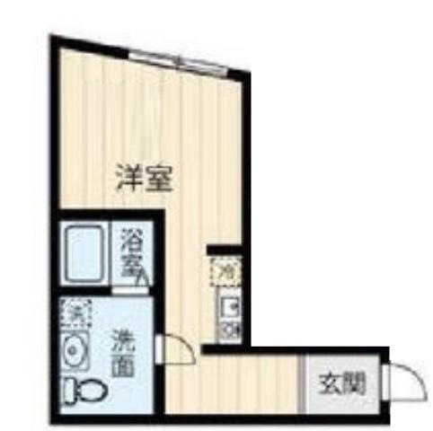 レオーネ千住新橋(1K/3階)の間取り写真