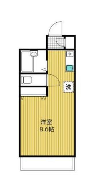 イサミビルI(ワンルーム/3階)の間取り写真