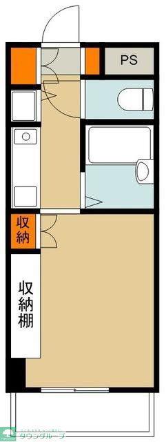 TS GARDEN 都筑ふれあいの丘(ワンルーム/5階)の間取り写真