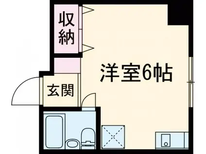 ハイツ樽屋町(ワンルーム/5階)の間取り写真