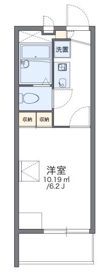 レオパレスフローラル(1K/2階)の間取り写真