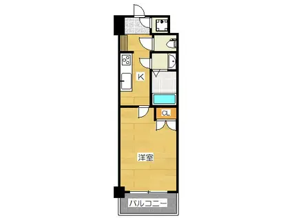 ORIENT BLD NO.105(1K/2階)の間取り写真