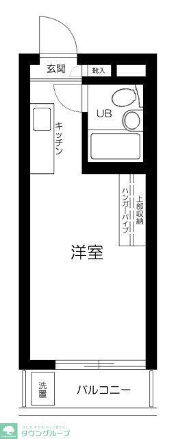 メゾン・ド・エコルス(ワンルーム/3階)の間取り写真