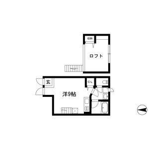 SUCCESS III(ワンルーム/2階)の間取り写真