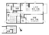 パークガーデン フルール(1LDK/1階)の間取り写真