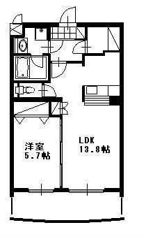 コンフォート・プラス・ワン(1LDK/3階)の間取り写真