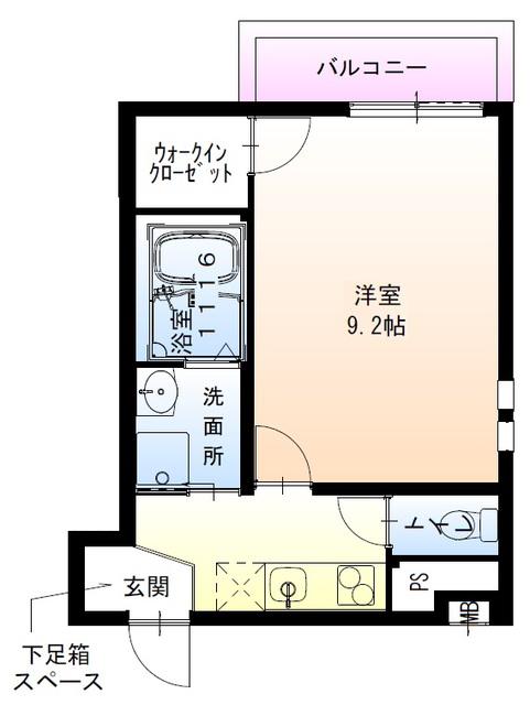 フジパレス堺諏訪森ノース(1K/3階)の間取り写真