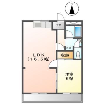 テピカルイブ(1LDK/3階)の間取り写真