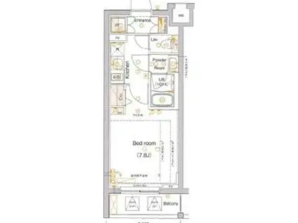 アルテシモ サリーレ(1K/2階)の間取り写真