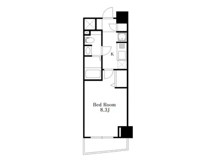 THE PREMIUM SUITE 中野鷺宮(1K/5階)の間取り写真