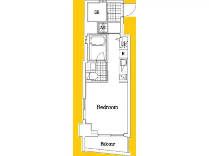 THE RESIDENCE OF TOKYO TY16(ワンルーム/4階)の間取り写真