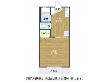 メゾンRAMO(1K/1階)の間取り写真