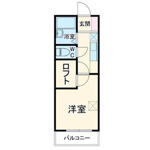 エクセレント豆田町(1K/4階)の間取り写真