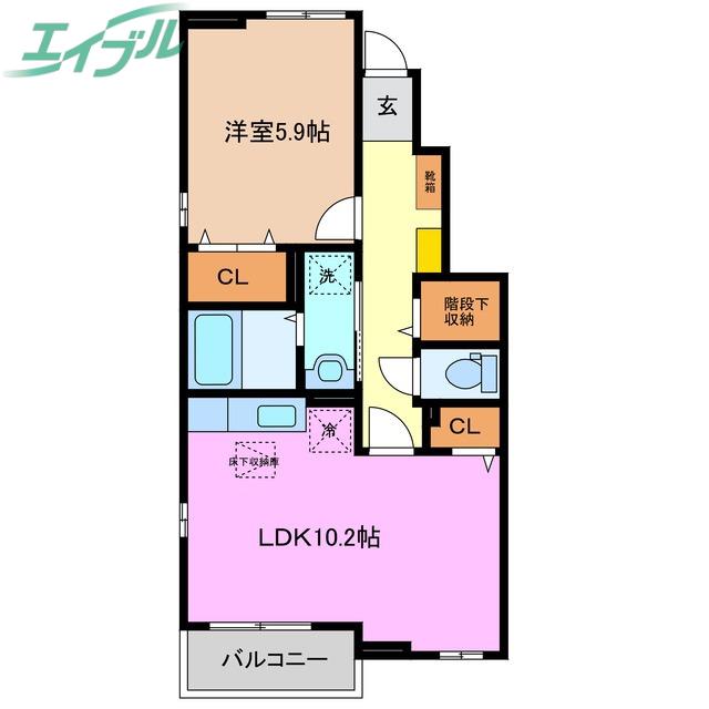フォルシュM&R(1LDK/1階)の間取り写真