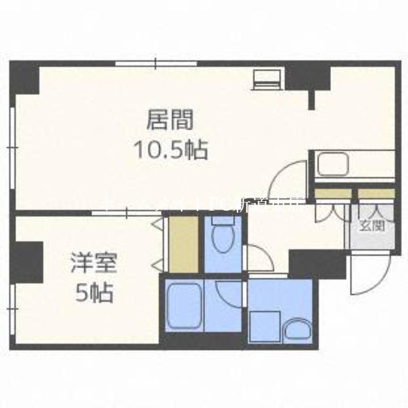 コートS&R(1LDK/3階)の間取り写真