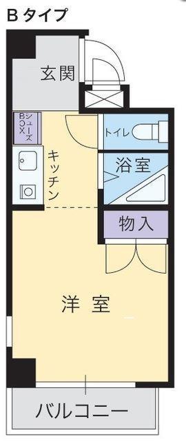 アルファエステート昭和町(1K/3階)の間取り写真