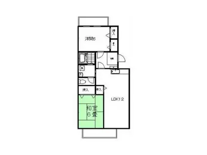 エス・クレール(2LDK/3階)の間取り写真