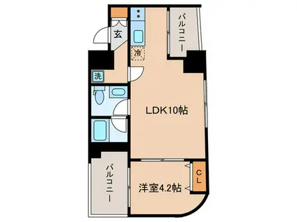 GRANDUO KOISHIKAWA(1LDK/7階)の間取り写真