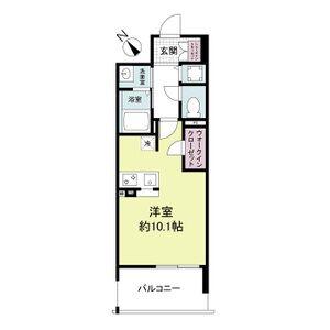 ARTIZA堺(1K/10階)の間取り写真