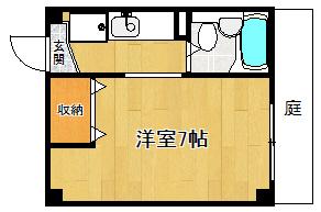 ITO TOMI BUILD(1K/1階)の間取り写真