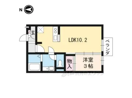 アーバンスクエアⅠ(1LDK/2階)の間取り写真