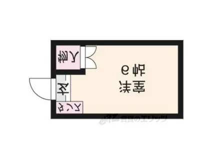 福ノ川ハイツ(ワンルーム/2階)の間取り写真