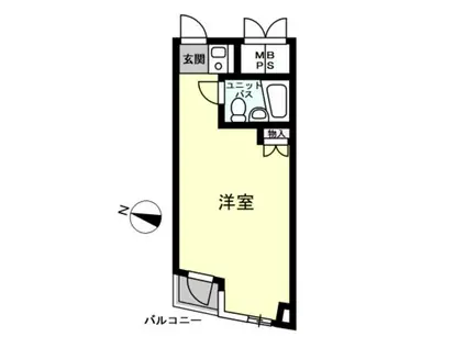 東建シティハイツ池袋(ワンルーム/3階)の間取り写真