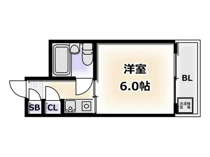 パルミエールおりおの公園(1K/4階)の間取り写真