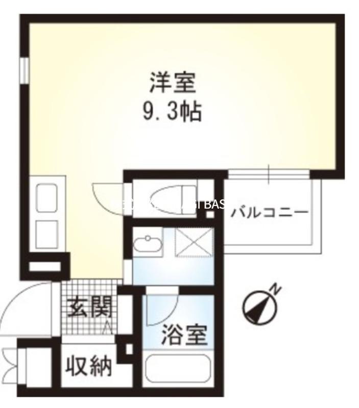 レアルタウン湘南(ワンルーム/1階)の間取り写真