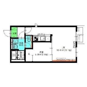 SCOTTSDALE(1LDK/3階)の間取り写真