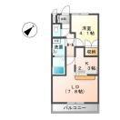 LA FELICE(1LDK/1階)の間取り写真
