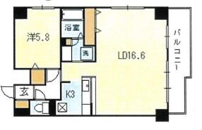 第一寿美家ビル(1LDK/5階)の間取り写真
