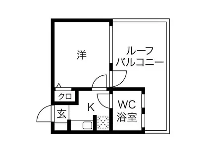 Y-STAGEI(ワンルーム/5階)の間取り写真