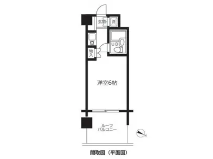 プリムローズ浦和II(ワンルーム/4階)の間取り写真