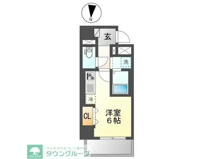 CANAAN HEIM -カナンハイム-(ワンルーム/7階)の間取り写真