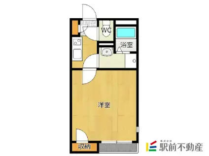 レオネクスト コンフォール(1K/1階)の間取り写真