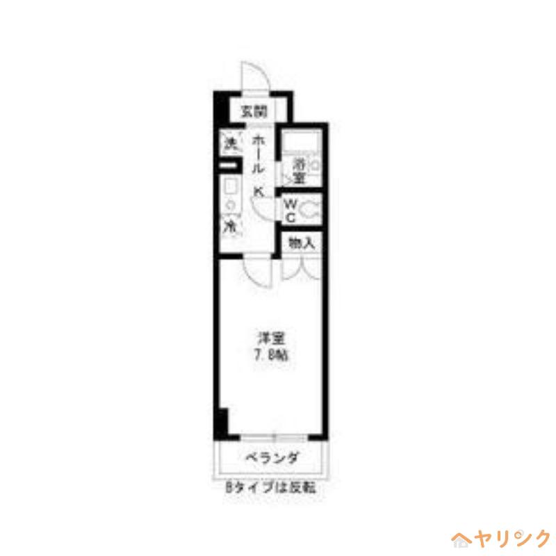 サンアペックス新守山(1K/1階)の間取り写真