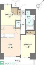 S-RESIDENCE大曽根BRESA(2LDK/5階)の間取り写真