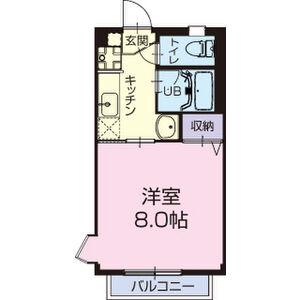 サープラスコスモ(1K/2階)の間取り写真