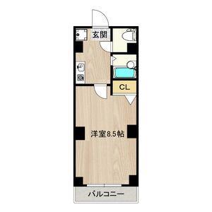 サムティ上堀川(1K/2階)の間取り写真