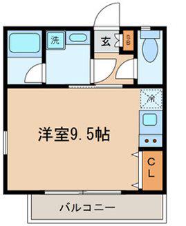 京王井の頭線 井の頭公園駅 徒歩10分 2階建 築15年(1K/2階)の間取り写真