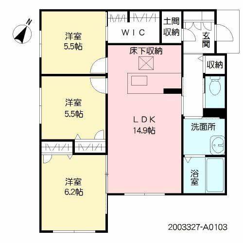 CIEL ET TERE (3LDK/1階)の間取り写真