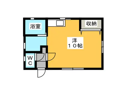 ドリカム(ワンルーム/1階)の間取り写真