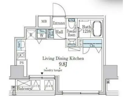 カーサスプレンディッド恵比寿1丁目(ワンルーム/9階)の間取り写真