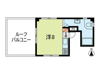 千代田ビル(ワンルーム/4階)の間取り写真