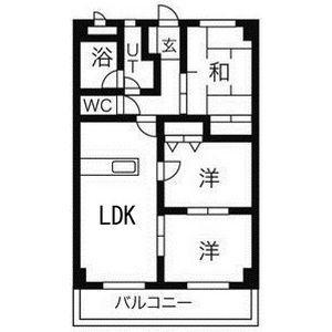 グレイス(3LDK/2階)の間取り写真
