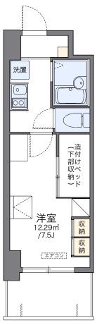レオパレスGREENHILL(1K/2階)の間取り写真